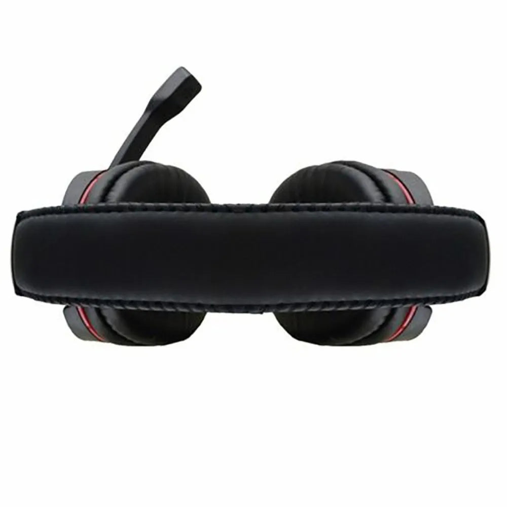 DIXSG Gaming Headset 3,5mm – Over-Ear Aktiv Brusreducering HD-mikrofon PS4 PC Smartphone Blå Röd
