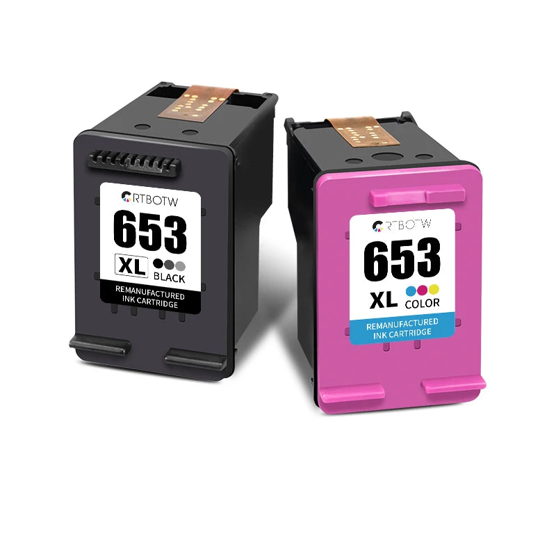 CRTBOTW 653XL Ersättningsbläckpatron för HP 653