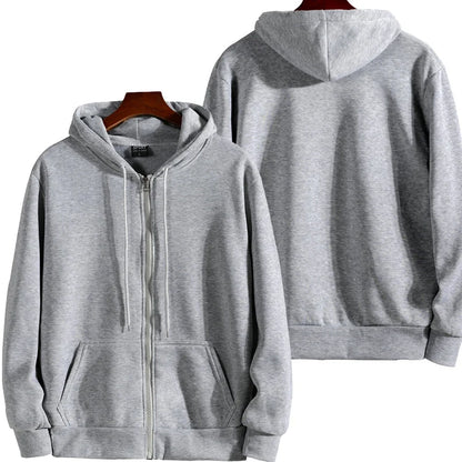 2025 New Fashion Zipper Hoodies Women/Men Fashion Long Sleeve Hooded Sweatshirt Casual Autumn Winter Sportwear Solid Clothes