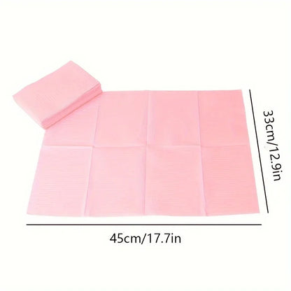125/50/25Pcs Black One-time Tattoo Cleaning Wipes Pad Disposable Dental Piercing Bibs Waterproof Sheets Paper Tattoo Accessories