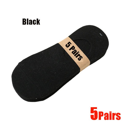Osynliga Båtsockor Unisex 5/10/20-pack – Andningsbara No-Show Strumpor, Flera Färger