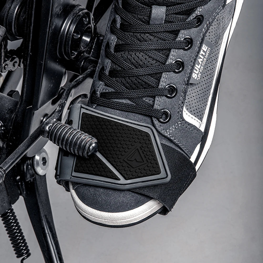 Motorcycle Shift Pad Gear Shoe Cover Durable Lightweight Boot Protector Adjustable  Protector Cover for Riding Moto Accessaries