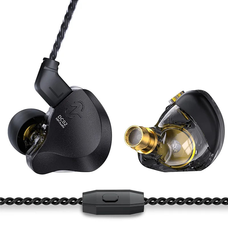 CCZ SOLO DC02 kabelanslutna in-ear-hörlurar med löstagbar kabel
