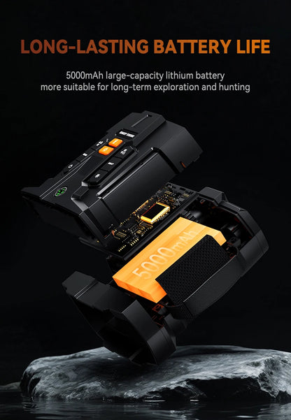 4K Night Vision Binoculars 4.5inch Big Screen Night Vision Goggles 5000mAh 800m Full Dark Infrared Night Vision Telescope Goggle