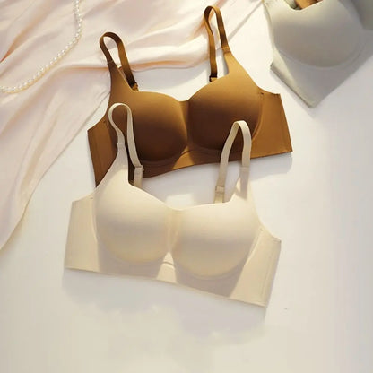 Fashion Shockproof Seamless Bra Anti-sagging Underwear Bralette for Women Intimates Push Up Bra Girl