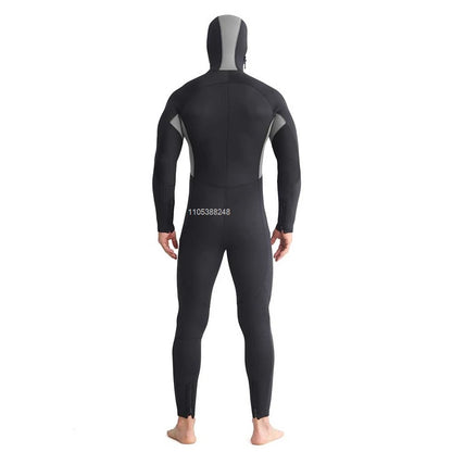 1,5mm Neopren Våtdräkt Herr – Helkropp, Långa Ärmar, Dykning & Surfing, M–XXXL