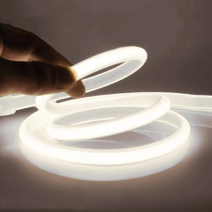 COB Neon LED-list Vattentålig IP67 – 288 LED/m, Varmvit/Neutral/Kallvit, 1–35m, 110V/220V, Med Strömbrytare