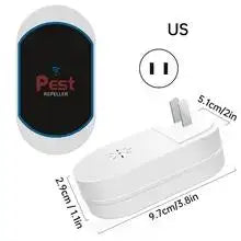 3W Ultrasonic Mosquito Repellent Lamp Rodent Repellent Household Rodent Trap Plug-In Mosquito Pest Exterminato Device