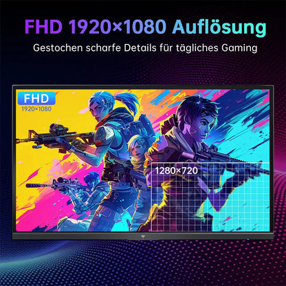 KTC H24B9S-2 144Hz Gaming Monitor, 23.8' FHD IPS Display, 178° Wide Viewing Angle, 113% SRGB, 16.7M Colors, Low Blue Light, 280 cd/m², HDMI & VGA, VESA 75x75mm Mount, Smooth Gaming & Daily Productivity
