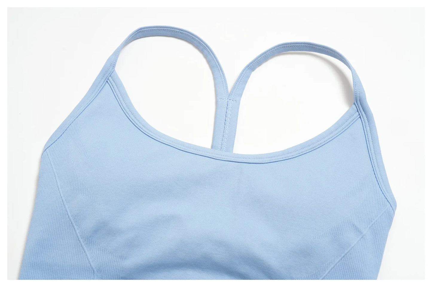 Summer New Yoga Vest Women Workout Crop Tops Cross Back Strap Fitness Bra Shockproof Sports Halter Workout Bra Push Up Yoga Vest