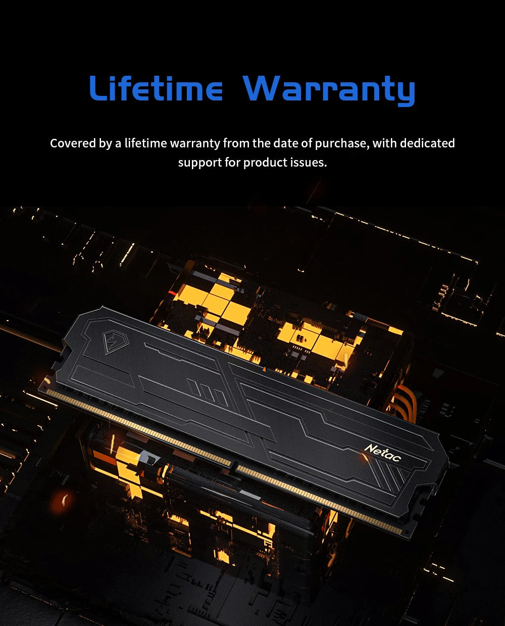 Netac RAM Shadow III DDR4 8Gx2 16Gx2 Memory RAM 3200MHz 3600MHz High-quality ICS DDR5 4800MHz Dual Channel XMP2.0 Freeshipping