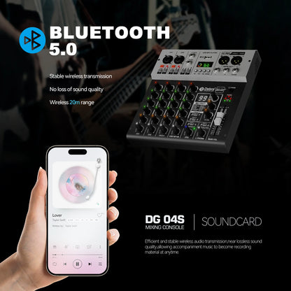 Debra DG04S 4-kanals mixer