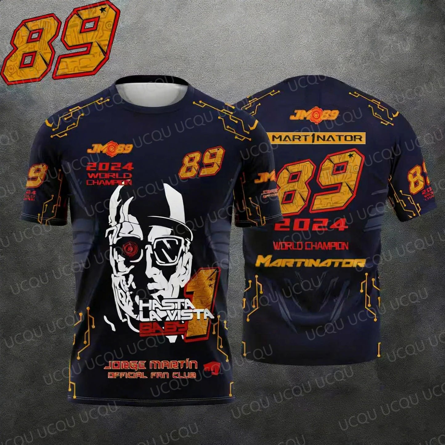 2026 New Motorcycle Racing T-Shirt - Rider #89 Jorge Martín & Rider #72 Marco Bezzecchi Fan Casual Tee for Men and Women