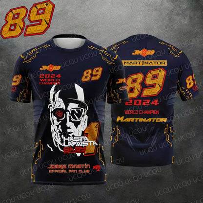 2026 New Motorcycle Racing T-Shirt - Rider #89 Jorge Martín & Rider #72 Marco Bezzecchi Fan Casual Tee for Men and Women