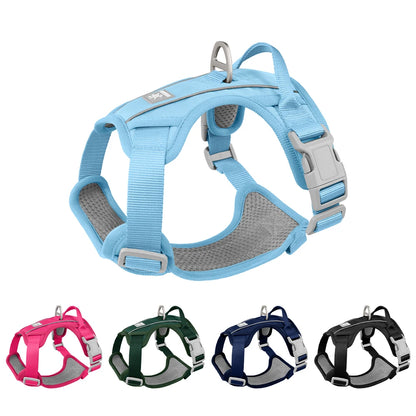 Reflekterande No-Pull Hundsele – Ergonomisk Oxford-väst med Handtag, S–XL, 5 Färger