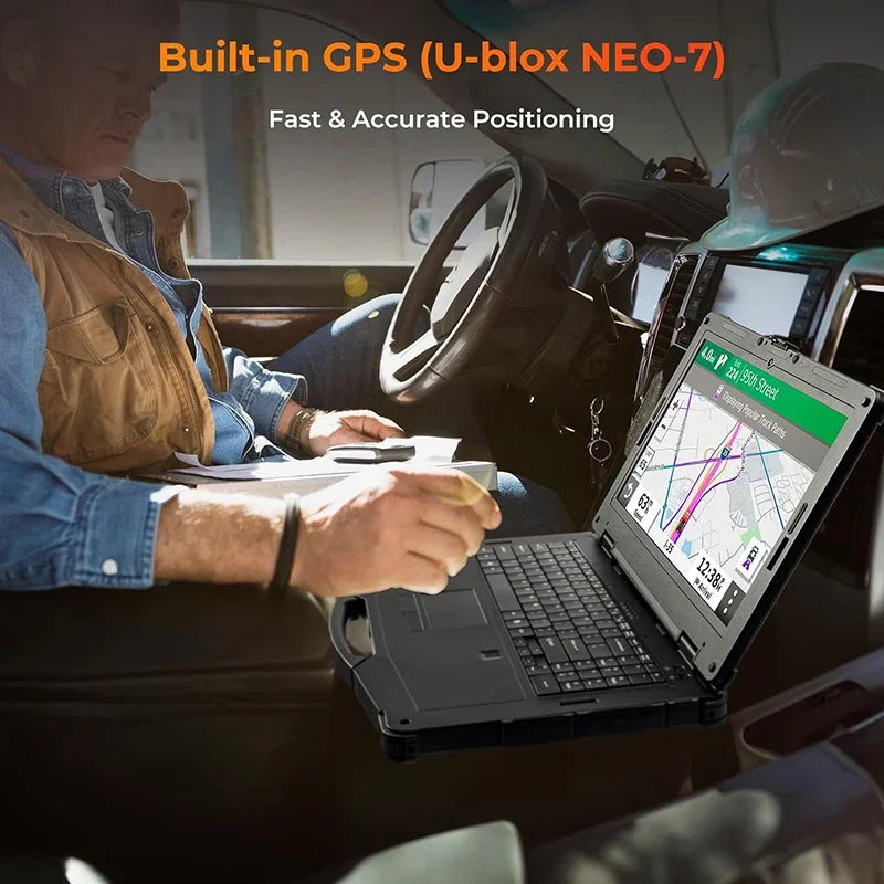 14-inch Waterproof Rugged Windows Tablet Computer Intel Core i5/i7 processor RJ45 RS232 Tablet Industrial Laptop X14