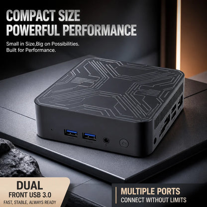 New Mini PC Core i9 10980HK 16GB 1TB 2TB SSD 4K HD Gaming Desktop Portable Gamer Computer