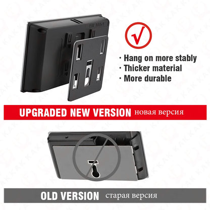 KAK Digital Dörrkikare 3,5" HD – 120° Vidvinkel, Zinklegering, EU-lager (Tjeckien)