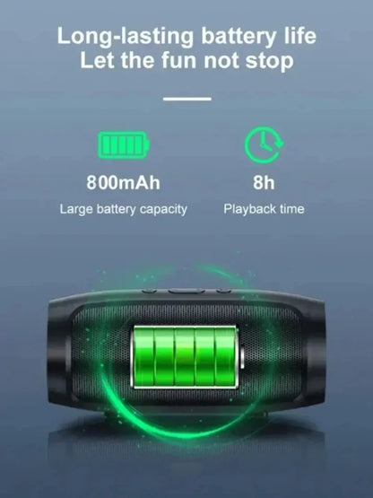 Lenovo Bluetooth 5.4 Portable Wireless Speakers TF USB FM Dual Speaker Stereo Playback Voice Broadcasting Subwoofer Speaker