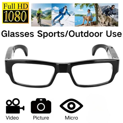 Camera Glasses Sports Action 1080P HD Video Recording Photos Taking for Cycling Outdoor Activities Action Glasses Camera