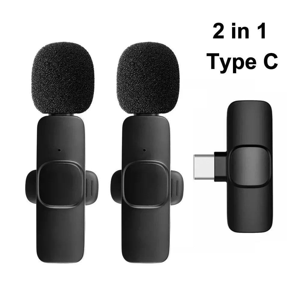 Trådlös myggmikrofon för streaming – välj 3,5 mm eller USB-C