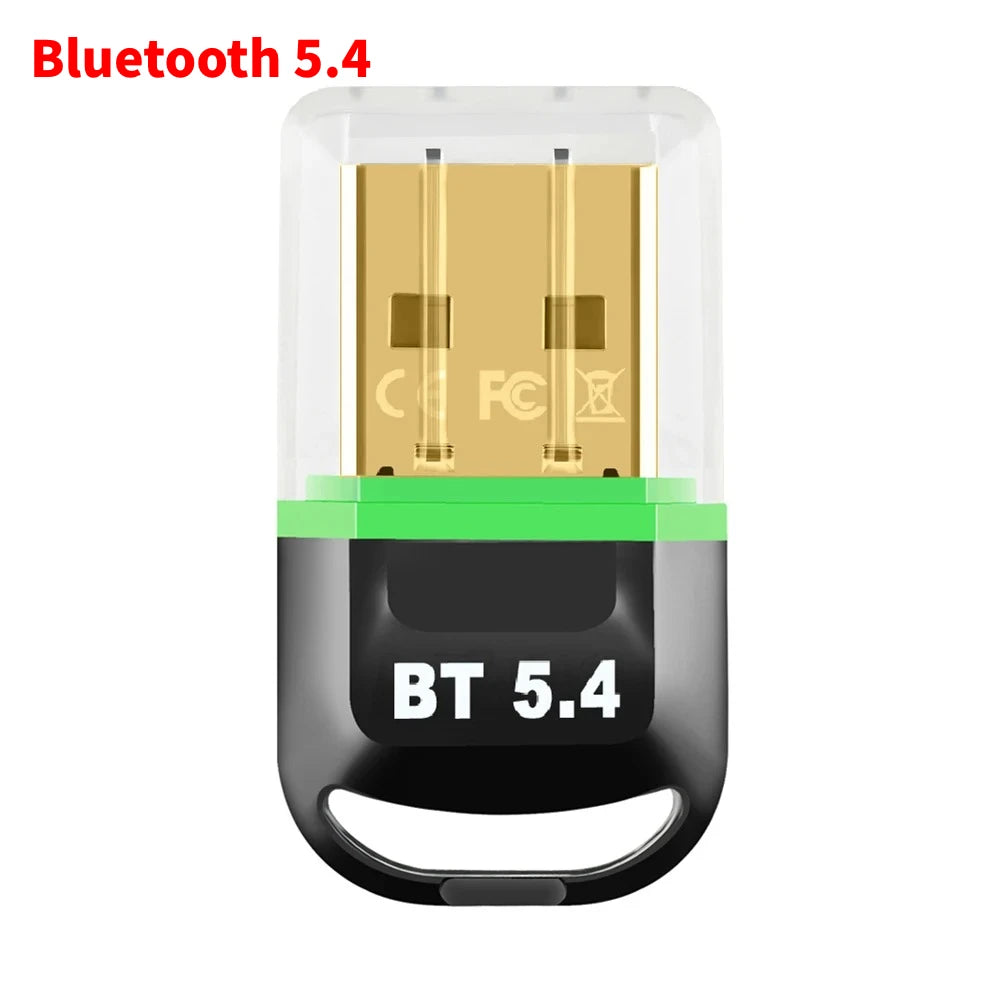 USB Bluetooth 6.0 Adapter Bluetooth 5.4 Dongle Bluetooth Receiver & Transmitter for Bluetooth Keyboard/Mouse/Headphone/Speaker