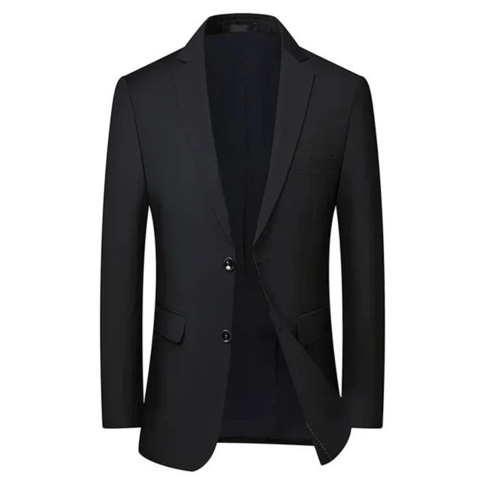 Herr Slim Fit Kavaj – Sträckbar Formell Blazer för Kontor, Bröllop & Casual, 13 Färger, Storlek S–7XL