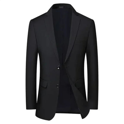 Herr Slim Fit Kavaj – Sträckbar Formell Blazer för Kontor, Bröllop & Casual, 13 Färger, Storlek S–7XL