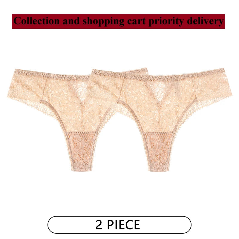 CINOON 2-pack Spetsstring – Låg midja