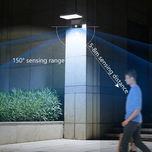 Modern Vikbar LED Vägglampa Utomhus IP65 – 18W, Svart/Vit, Med/Utan Rörelsesensor, AC85–265V