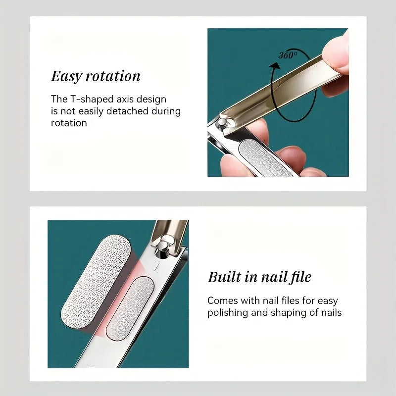 10/5/1pcs Professional Manicure And Pedicure Kit  Includes Nail Clipper Nail File And Ear Pick Portable Storage Case Tool