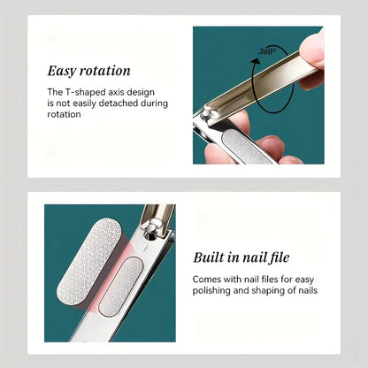 10/5/1pcs Professional Manicure And Pedicure Kit  Includes Nail Clipper Nail File And Ear Pick Portable Storage Case Tool