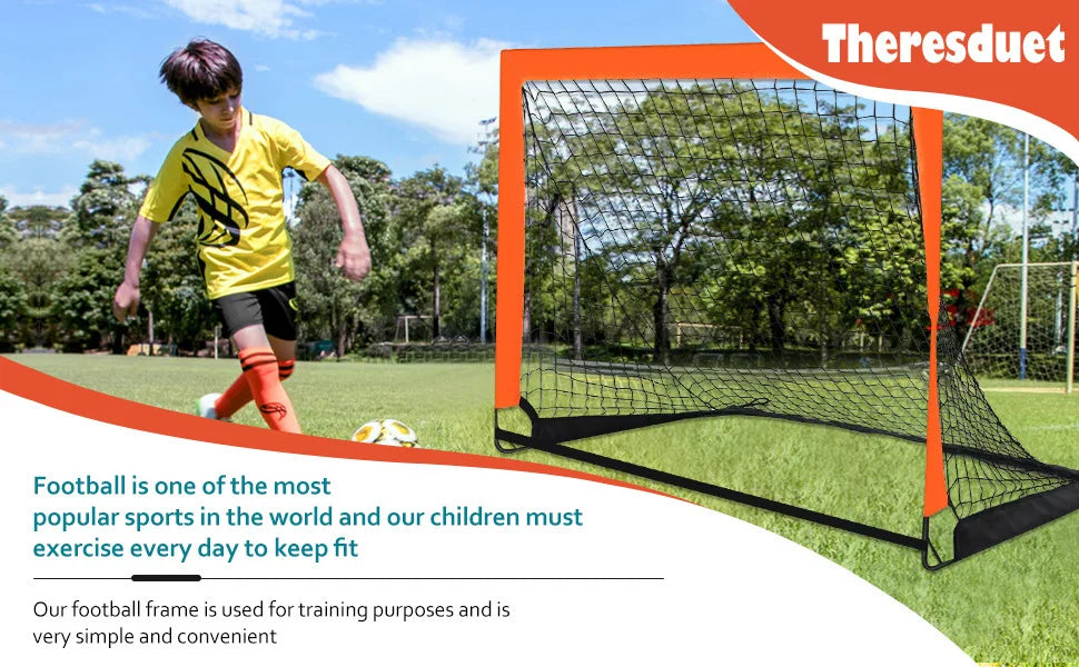Football Goal for Garden Football Net Pop Up Goals Set Soccer Goal Net for Backyard Birthday Gift for  Soccer Training
