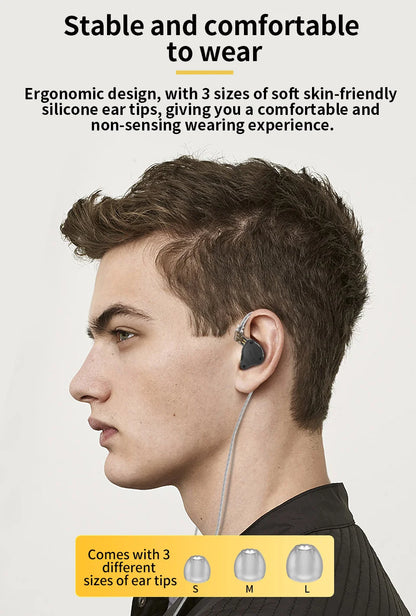 KZ ZS10 Pro X 4BA 1DD Hybrid IEM 10mm Dynamic Driver In Ear Monitor Detachable 0.75mm 2Pin Cable Metal Shell Gaming HiFi Earbuds for Audiophile