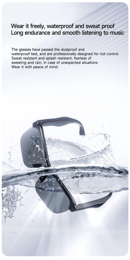 8K AI Smart Glasses With 100MP Camera Chat GPT Touch Sport Sunglasses Bluetooth Call Video Music Player ForMen Women 2025 New