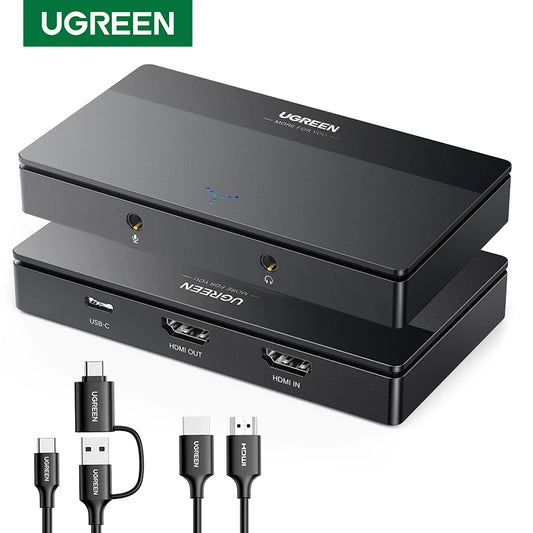 UGREEN CM630-15390A HDMI-capture card – 4K/60, loop-out och USB-C
