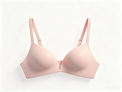 Ice Silk Seamless Wireless Bra Women Push Up Comfort Underwear 3/4 Cup Deep V Neck Daily Lingerie Bralette Plus Size