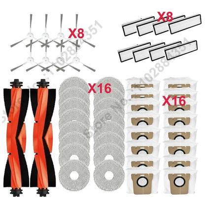 Reservdelar till Xiaomi Robot Vacuum X20 / X20+ – Börstar, Filter, Mopp & Dammpåsar