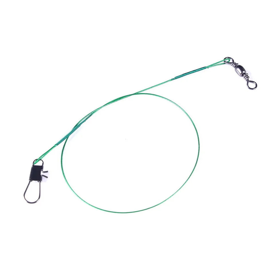 Stålförtommar med Svivel – 20-pack, 15/20/30cm, Betsskyddad Wire