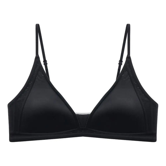 Tunn Sincer Trådlös Djup V BH Push Up Underkläder Sömlös BH