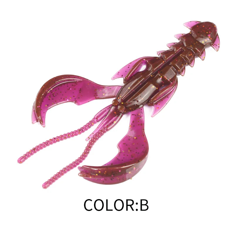 Supercontinent CRAZY nimble Total length 8cm/4.2cm Lobster Soft Lure Fishing Lures Attractive Shrimp odor salt Wobbler