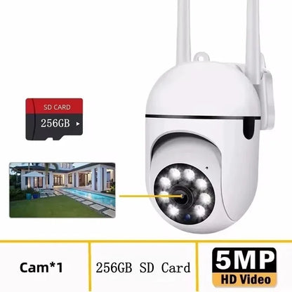 8MP Wifi Wireless Security Surveillance PTZ Camera 2 Lens 8X Zoom Camera 5MP Tracking Two-way Audio Night Color Pet Baby Monitor