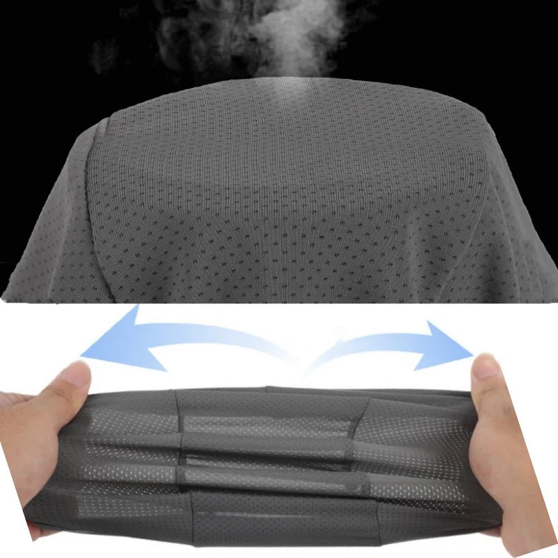 Men Women Quick Dry Breathable Mesh Skull Beanie Cap Sweat Absorbent Sports Cap Under Helmet Liner Moisture Wicking Cycling Hat