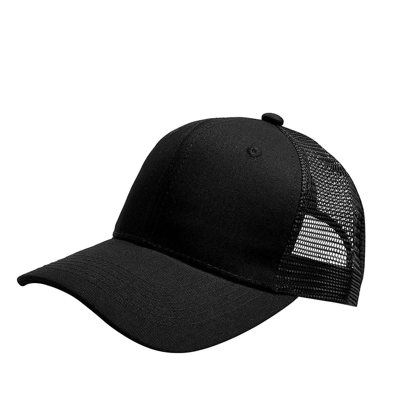 Professional Custom Logo Mesh Cap Sunscreen Sun Visor Cap Casual Sun Hat Designer Snapback Caps Printing Embroidery Baseball Cap