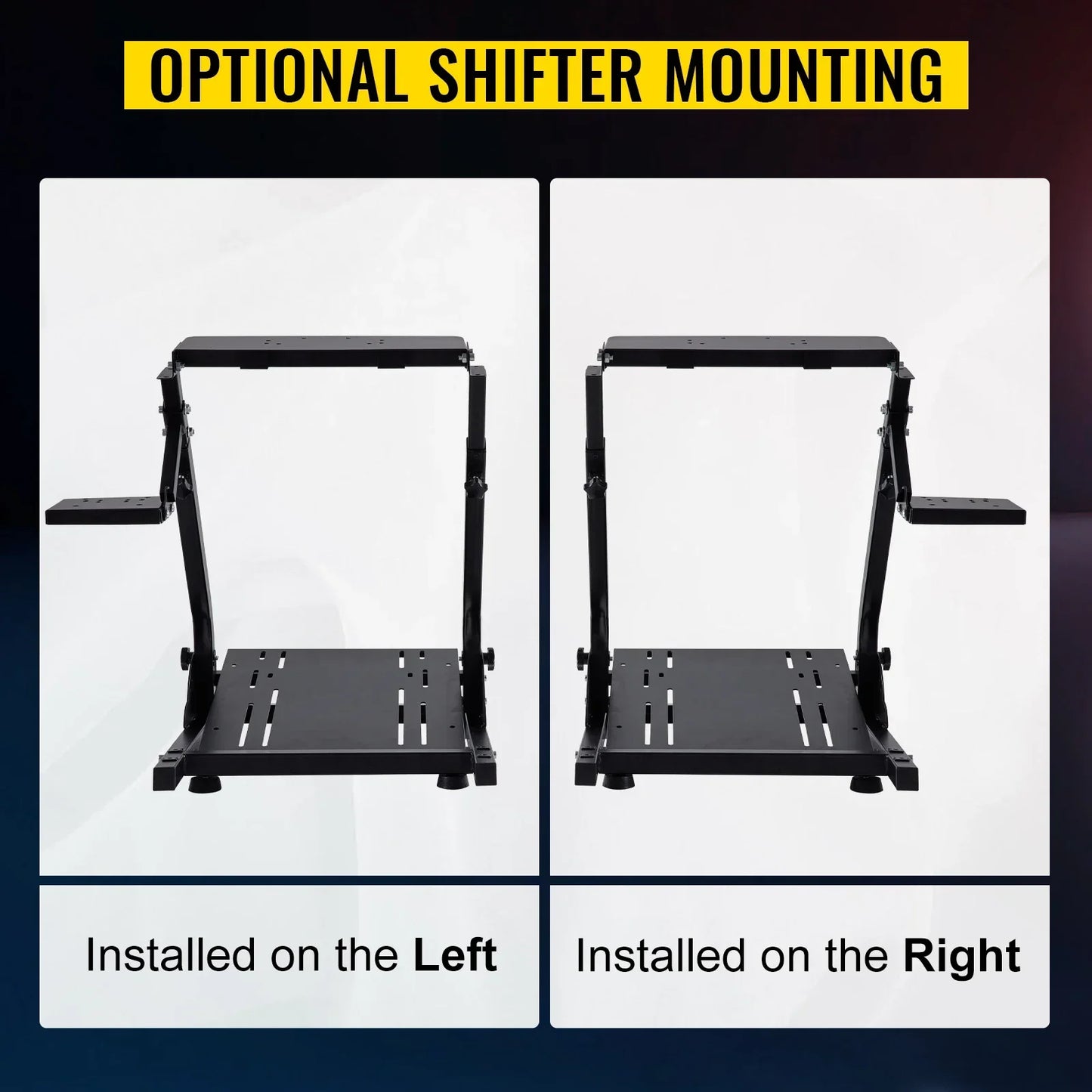 Racing Simulator Self-Career Steering Wheel Stand with Optional Shifter Mount for Xbox PS PlayStation for Logitech G27 G29 Gaming Wheel Stand Wheel Pedals