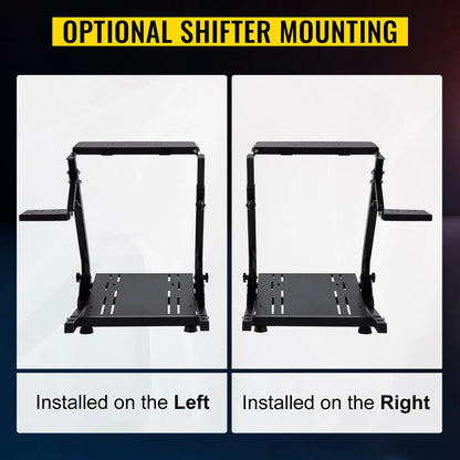 Racing Simulator Self-Career Steering Wheel Stand with Optional Shifter Mount for Xbox PS PlayStation for Logitech G27 G29 Gaming Wheel Stand Wheel Pedals