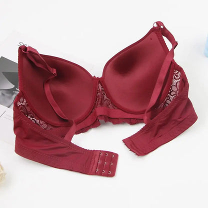 Push-up BH C-E Kupa Andningsbar Underkläder Plus Size Langerie