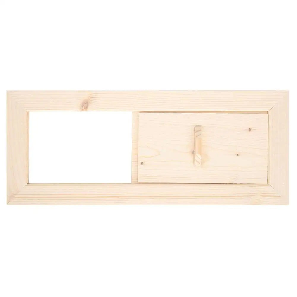 Sauna Air Vent Wooden Adjustable Sauna Room Equipment Ventilation Panel Blinds Grille Sauna Air Vent for Steam Room