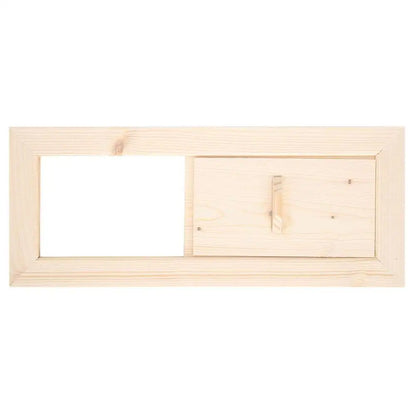 Sauna Air Vent Wooden Adjustable Sauna Room Equipment Ventilation Panel Blinds Grille Sauna Air Vent for Steam Room