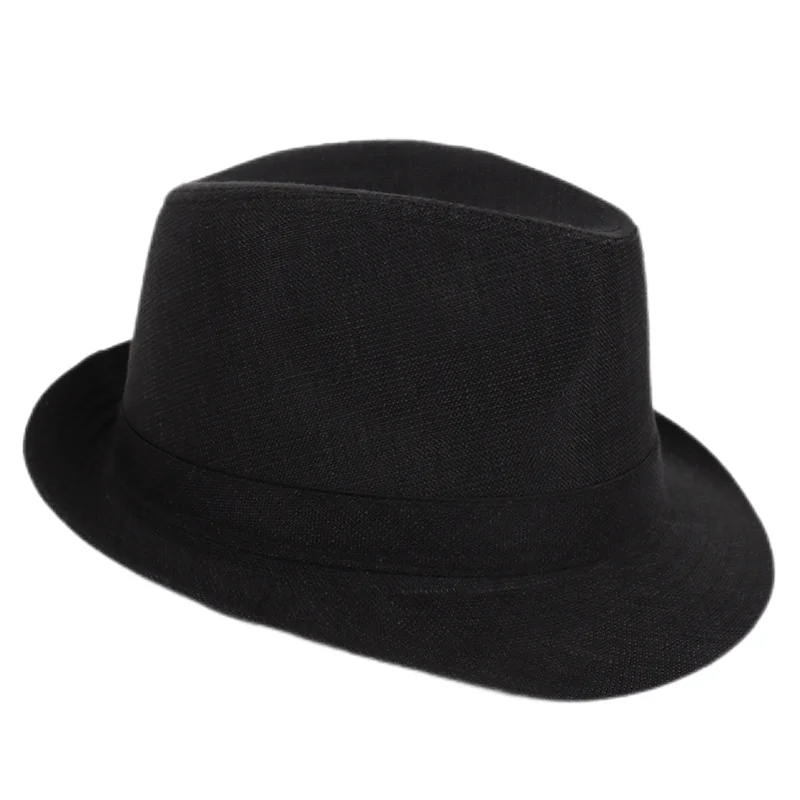 Spring&Autumn Men Fedoras  Top Jazz Plaid Hat Adult Bowler Hats Classic Version Chapeau Hats
